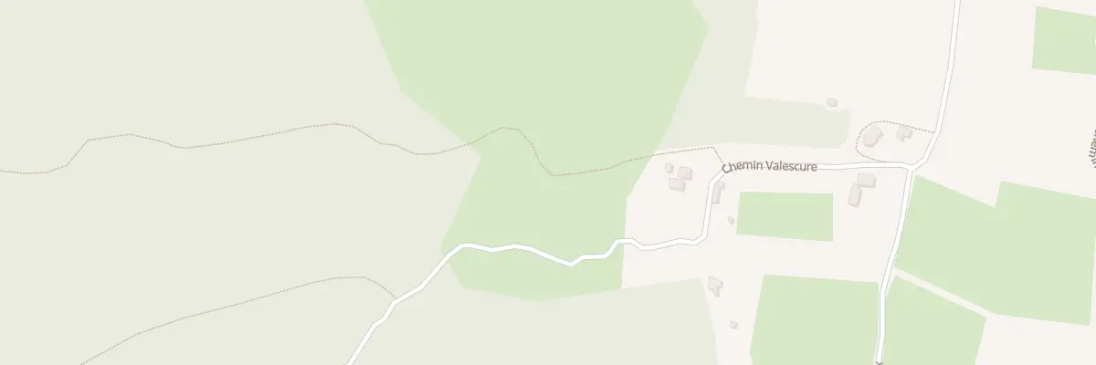 Plan du 5496 La Foux à La Roquebrussanne