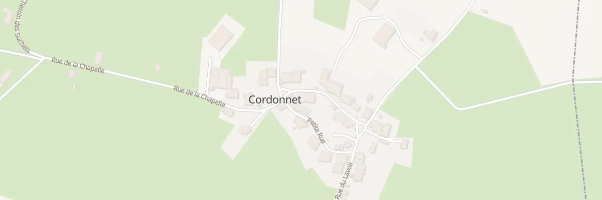 Plan du 5 Rue de la Chapelle à Cordonnet