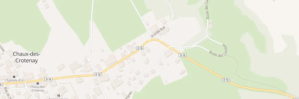 Plan du 42 Grande Rue à Chaux-des-Crotenay