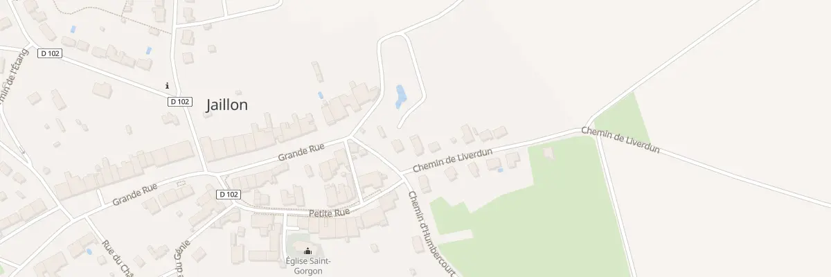 Plan du 3 Che de Liverdun à Jaillon