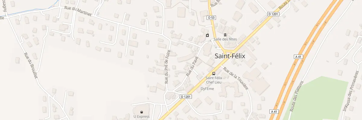 Plan du 70C Rue du Pavé à Saint-Félix