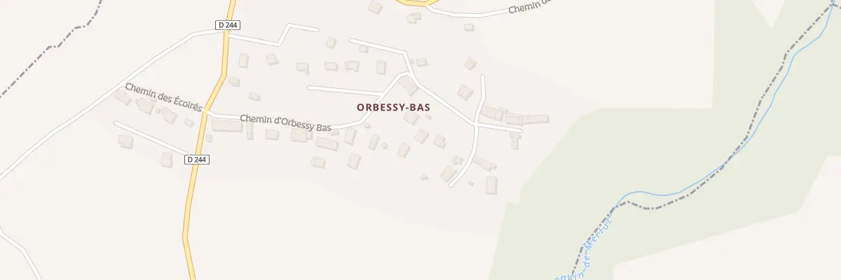 Plan du 206 Che d’Orbessy Bas à Saint-Eusèbe