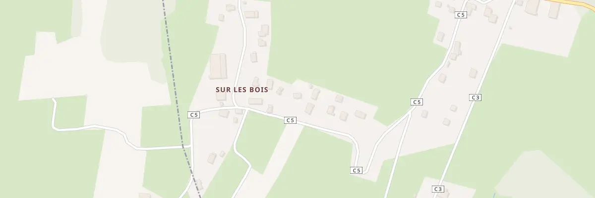 Plan du 616 Rte des Bois à Saint-Ours