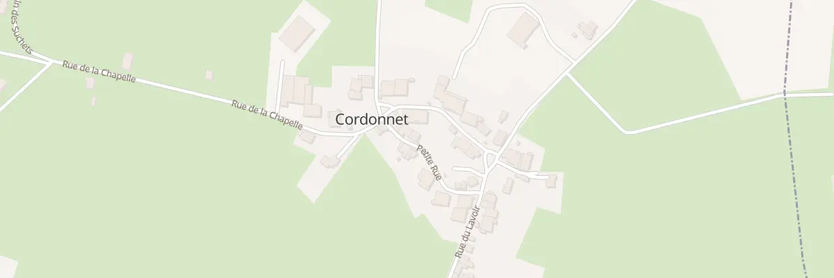 Plan du 5 Rue Petite Rue à Cordonnet