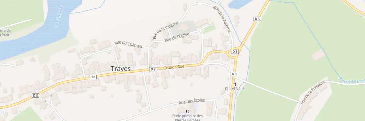 Plan du 10 Gr Grande Rue à Traves