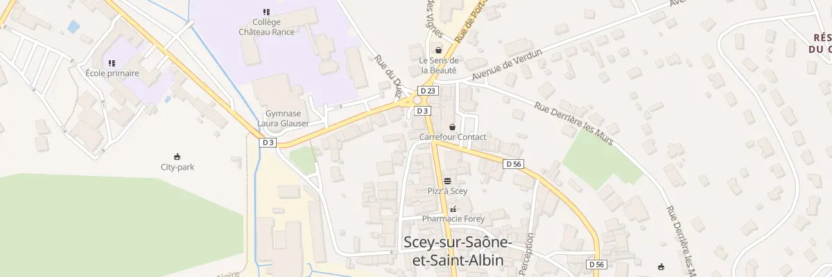 Plan du 2 Rue Andre Bergerot à Scey-sur-Saône-et-Saint-Albin