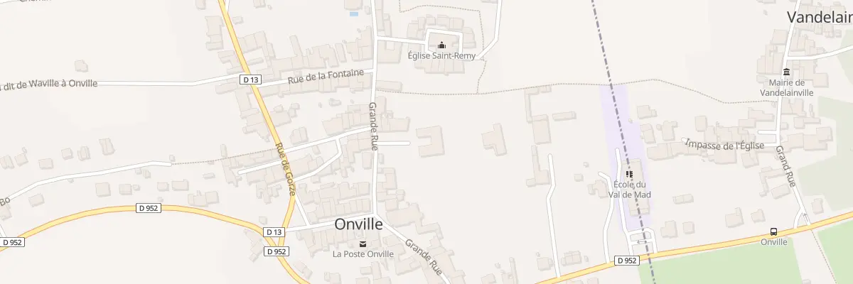 Plan du 5 Pl des Tilleuls à Onville