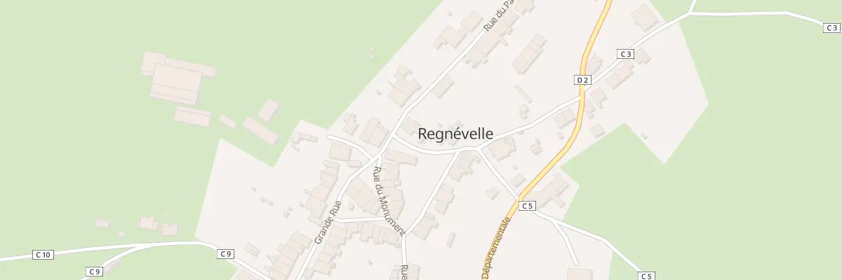 Plan du 1 Rue de l’Eglise à Regnévelle