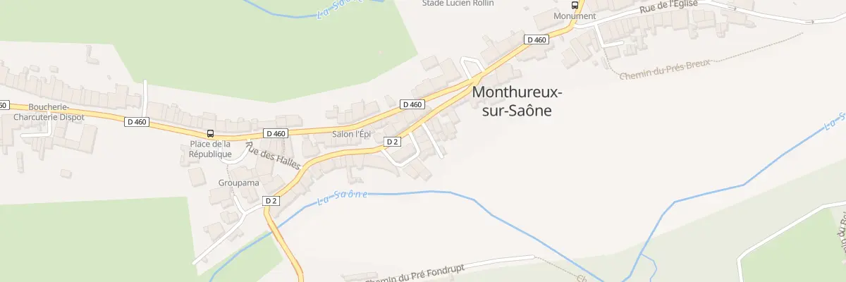 Plan du 97 Rue des Halles à Monthureux-sur-Saône