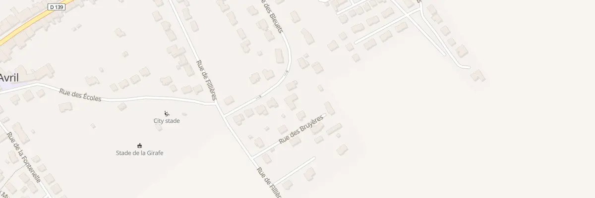 Plan du 28 Rue des Bleuets à Avril