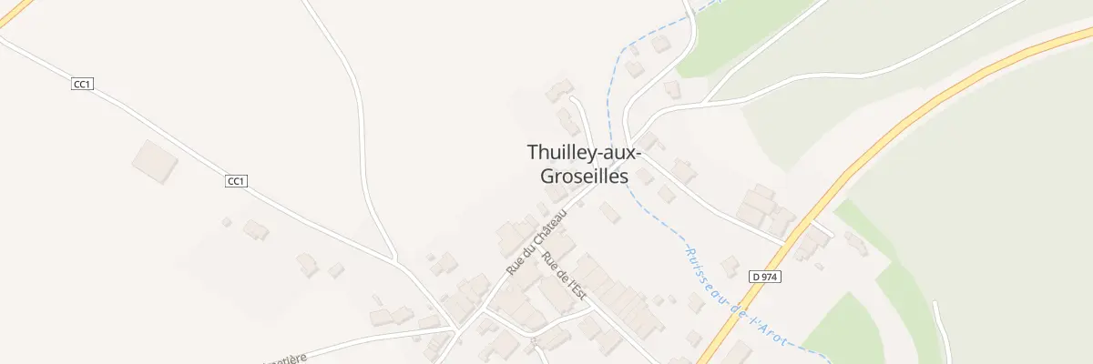 Plan du 7 Rue du Château à Thuilley-aux-Groseilles