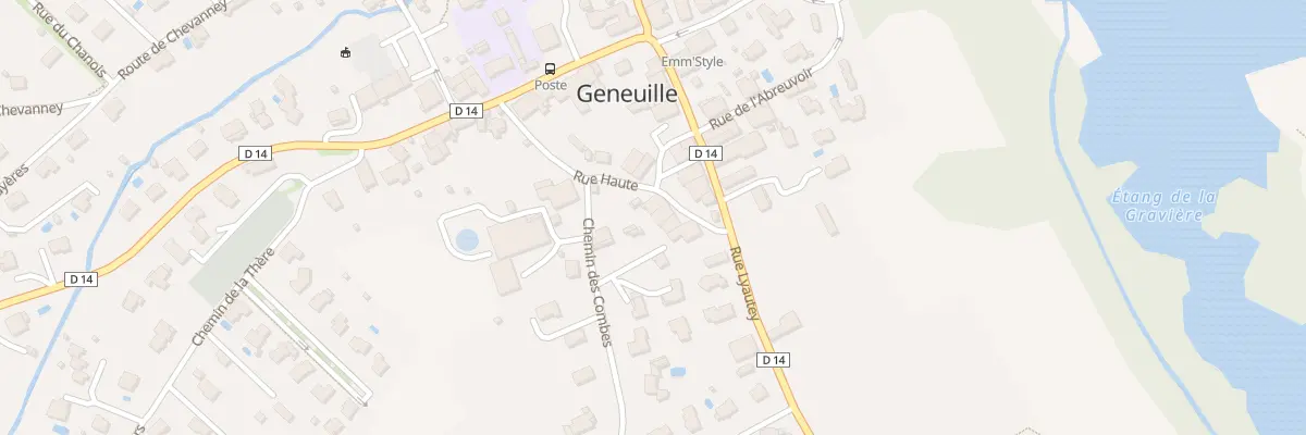Plan du 3 Rue Haute à Geneuille