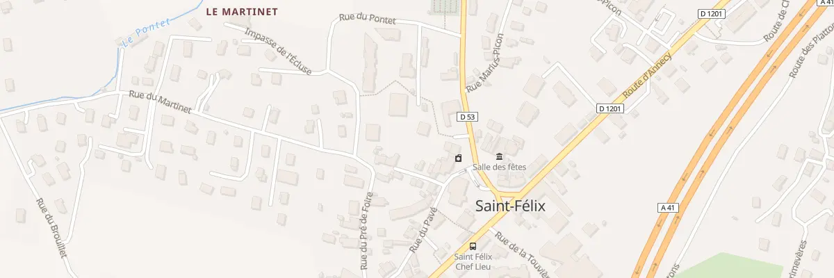 Plan du 51A Rue du Pontet à Saint-Félix