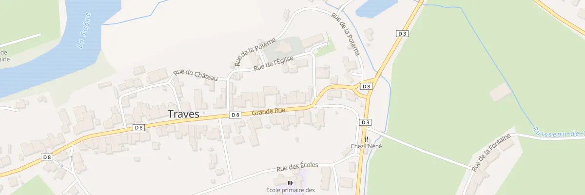 Plan du 8 Gr Grande Rue à Traves