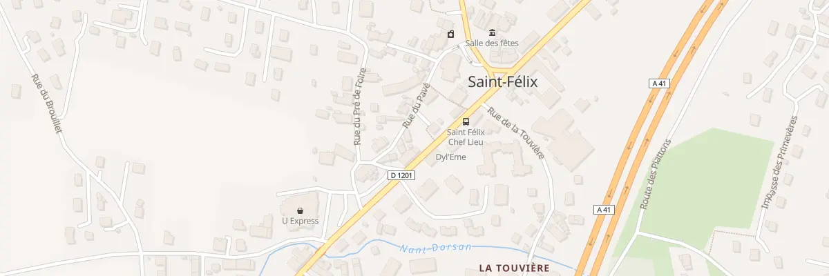 Plan du 109 Rue du Pavé à Saint-Félix