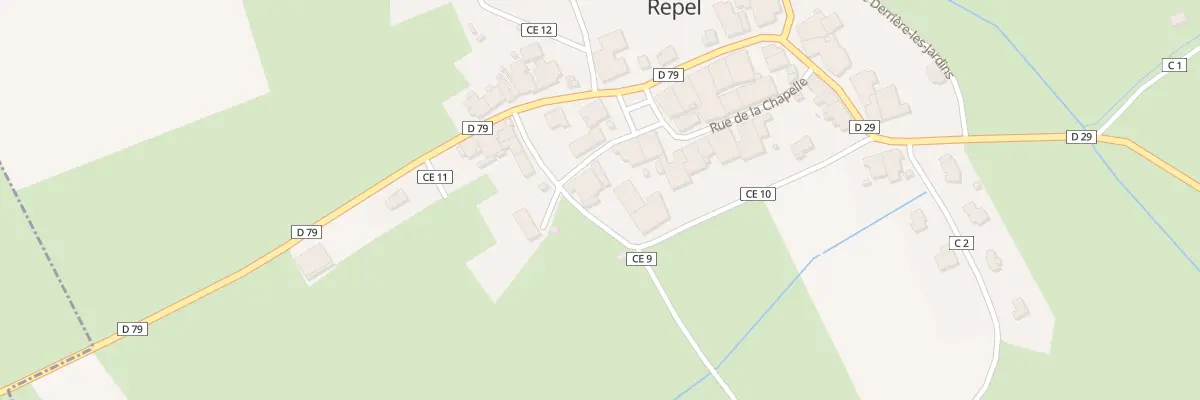 Plan du 215 Rue de la Chapelle à Repel