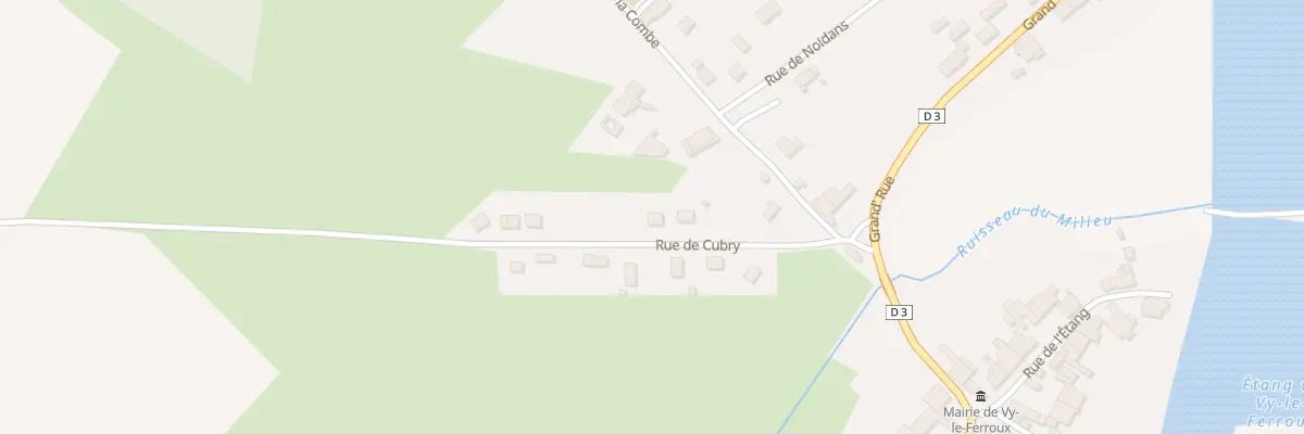 Plan du 6 Rue de Cubry à Vy-le-Ferroux