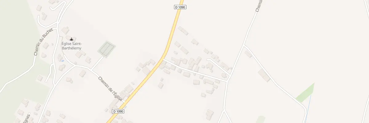 Plan de La Bourgeat à Sainte-Marie-d’Alloix