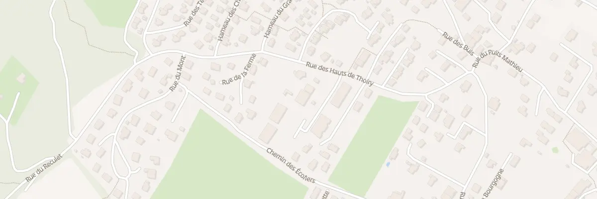 Plan du 257 Rue des Hauts de Thoiry à Thoiry