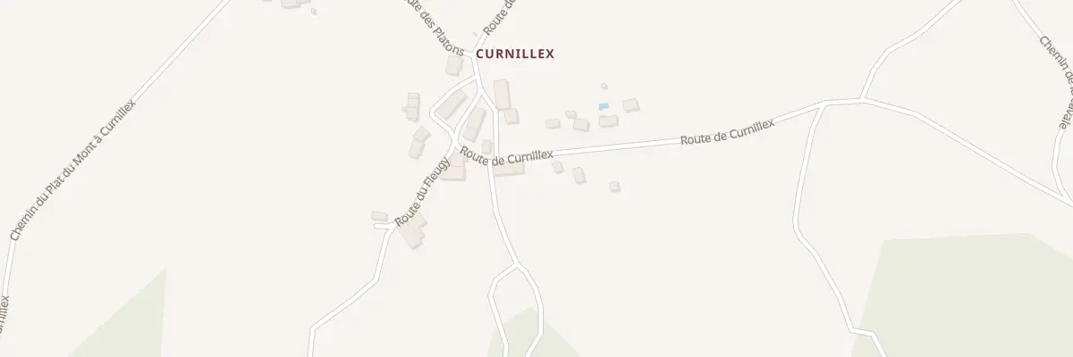 Plan du 1970 Rte de Curnillex à Chilly