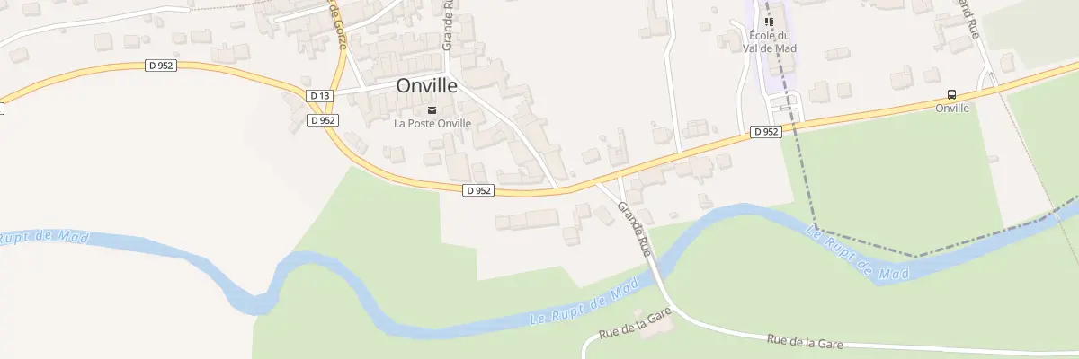 Plan du 18 Rte Nationale à Onville