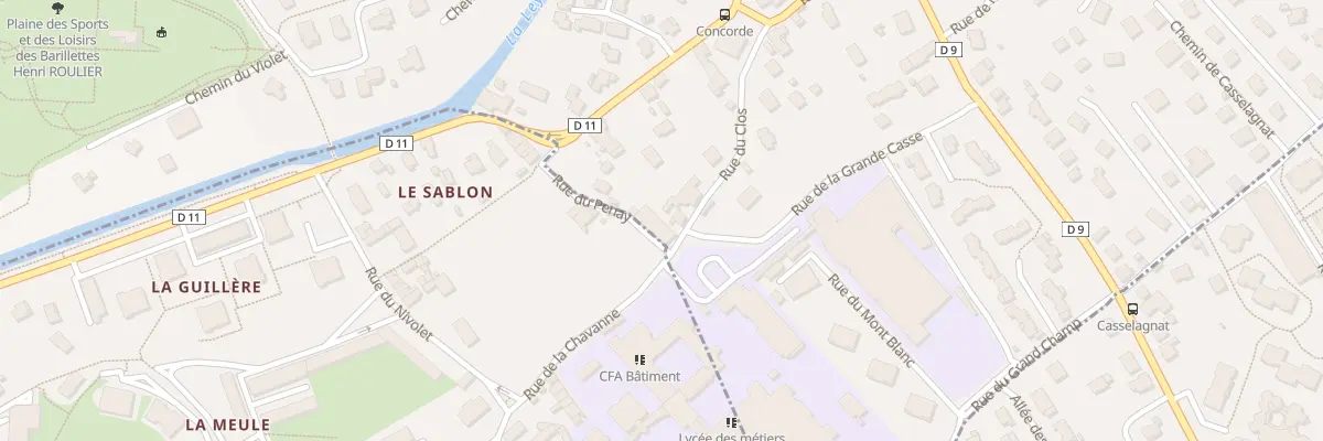 Plan du 294B Rue du Clos à Saint-Alban-Leysse