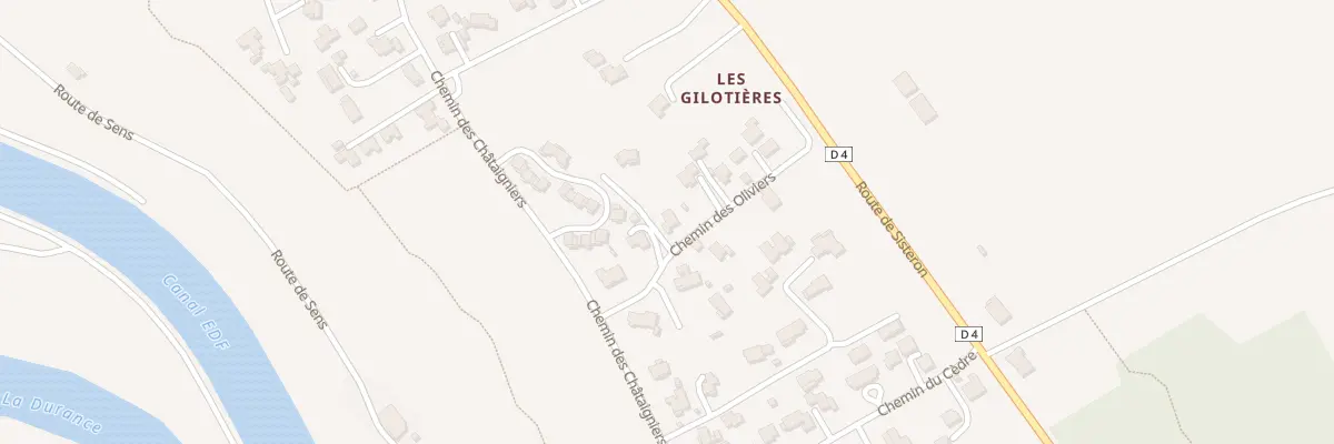 Plan du 7063 Les Gilotieres à Salignac