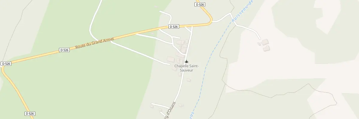 Plan du 1385 Chem de Bourg d’Oisans à Chantepérier