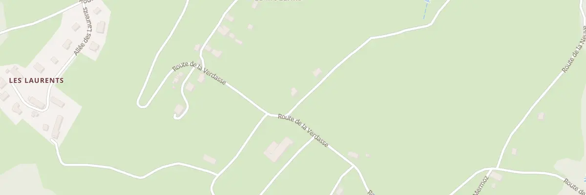 Plan du 1316 Rte de la Verdasse à Montcel