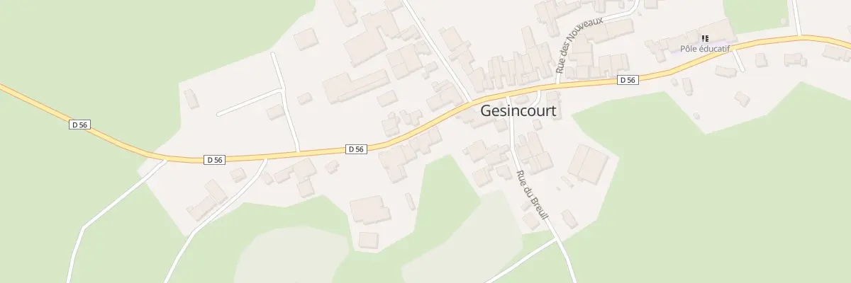 Plan du 12 Gr Grande Rue à Aboncourt-Gesincourt