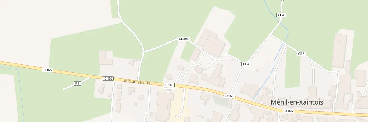 Plan du 796 Rue de Verdun à Ménil-en-Xaintois