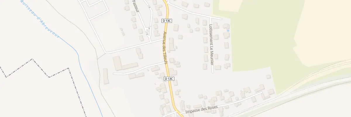 Plan du 33 Av des Tilleuls à Batilly