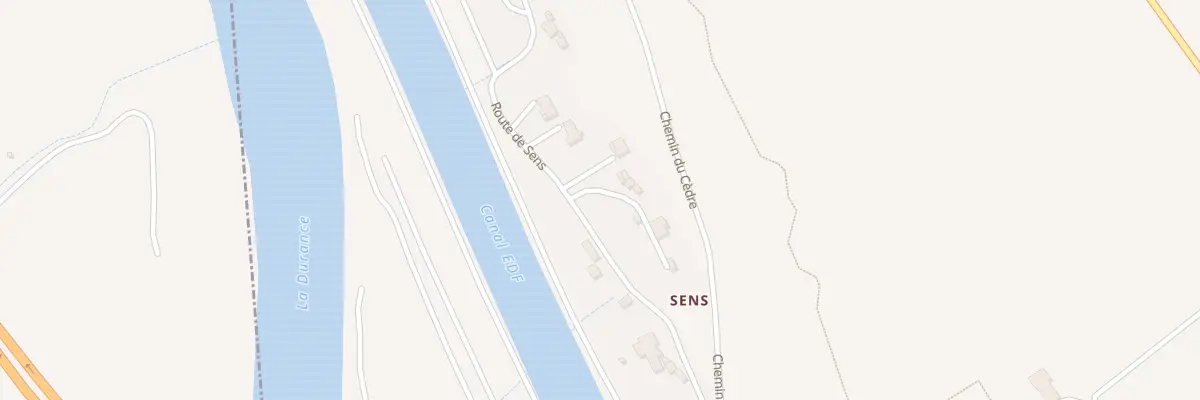 Plan du 7001 Sens à Salignac