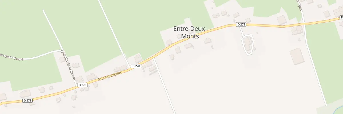 Plan du 284 Rue Principale à Entre-deux-Monts