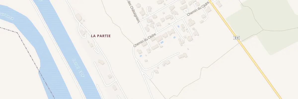 Plan du 259 Che du Cèdre à Salignac