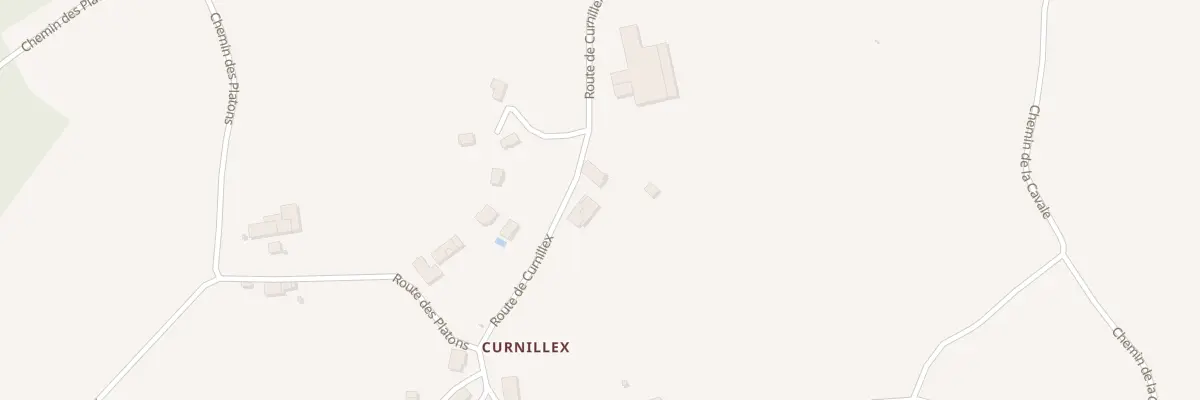 Plan du 1639 Rte de Curnillex à Chilly