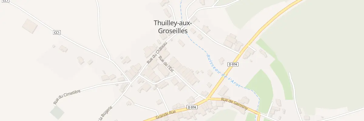 Plan du 11 Rue de l’Est à Thuilley-aux-Groseilles