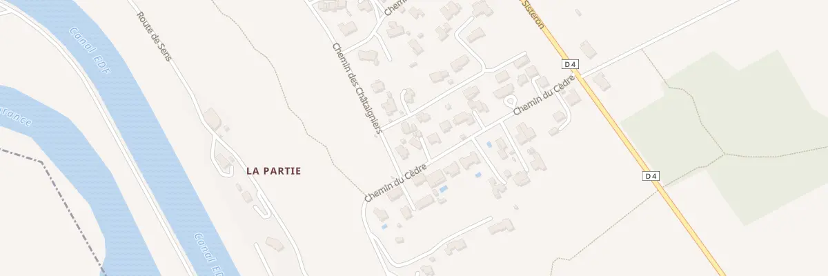 Plan du 214 Che du Cèdre à Salignac