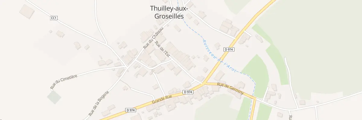 Plan du 6 Rue de l’Eglise à Thuilley-aux-Groseilles