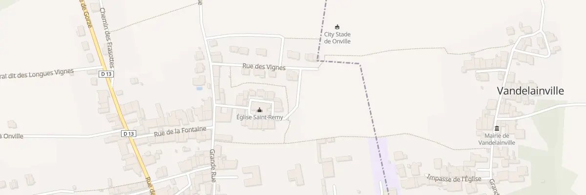 Plan du 7 Rue des Vignes à Onville