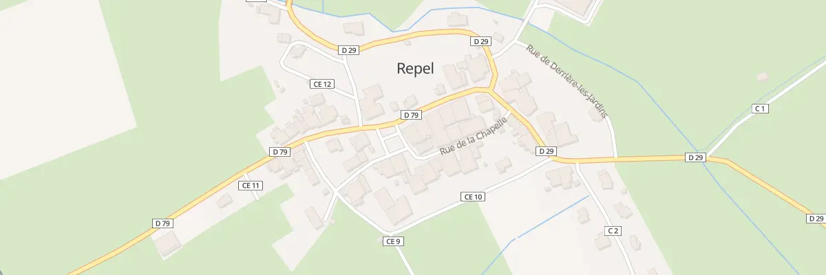 Plan du 289 Rue Grande Rue à Repel
