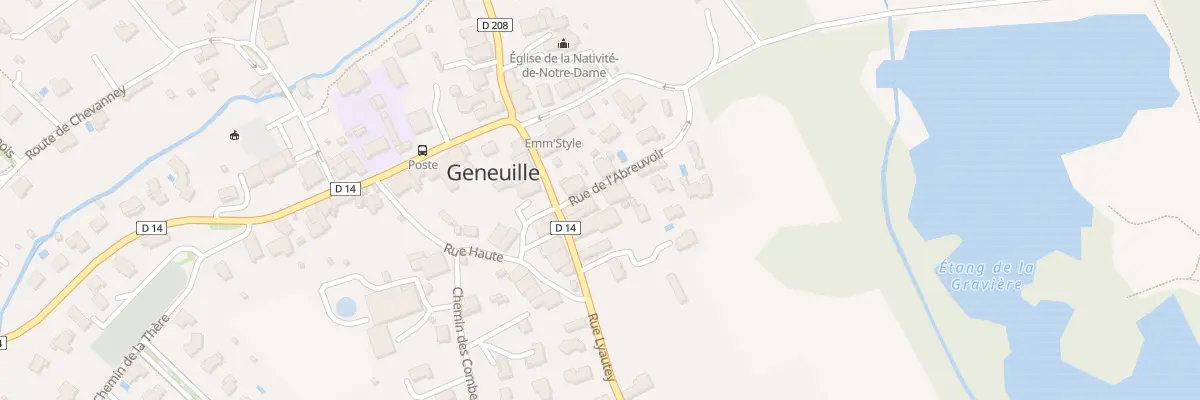 Plan du 7 Rue Lyautey à Geneuille