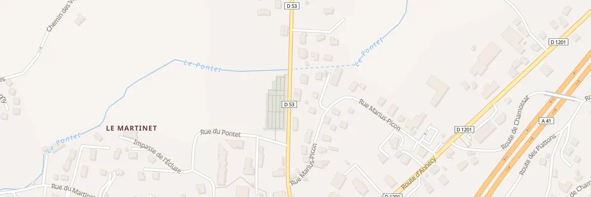 Plan du 228 Rte de Rumilly à Saint-Félix