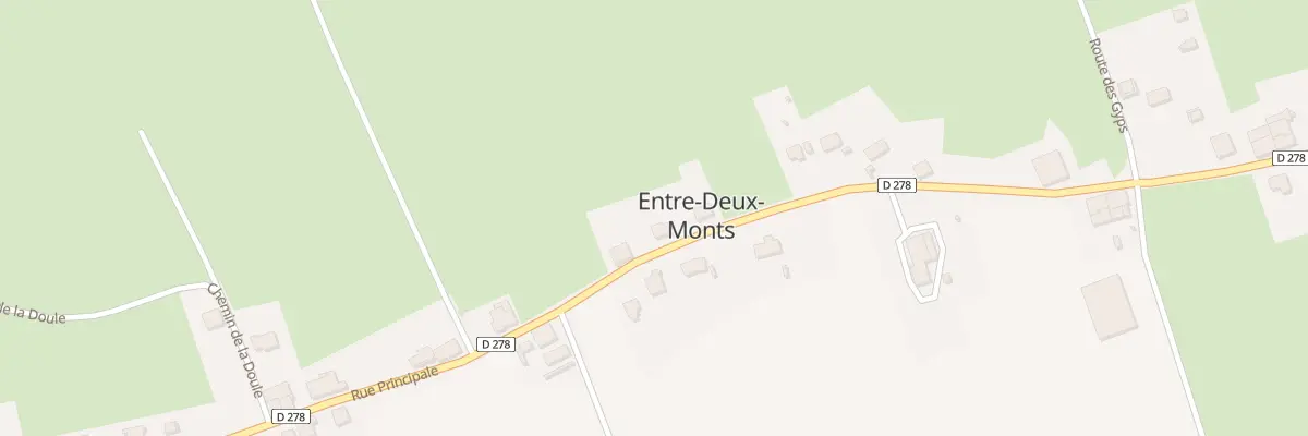 Plan du 289 Rue Principale à Entre-deux-Monts