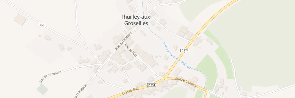 Plan du 2 Rue de l’Est à Thuilley-aux-Groseilles