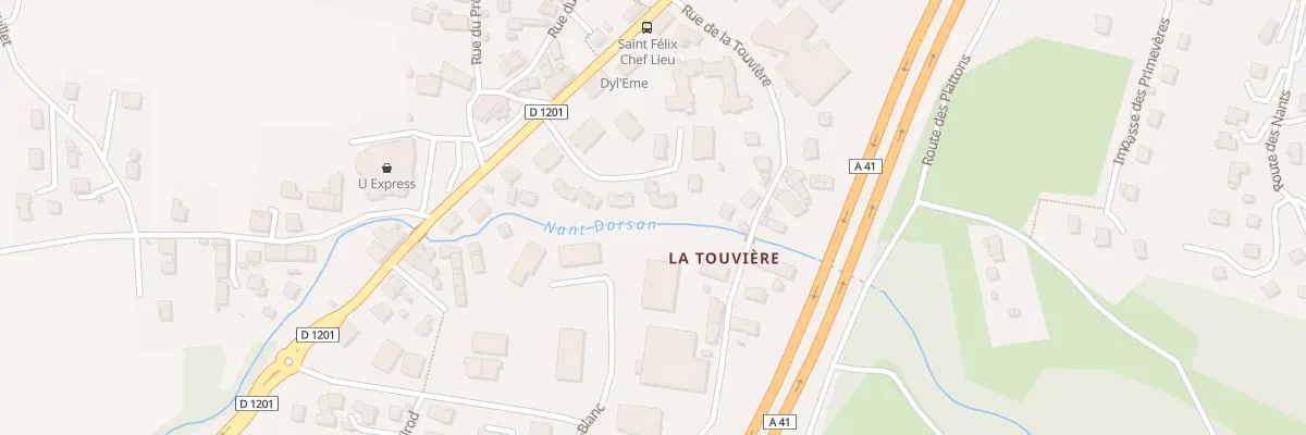 Plan du 114 Imp du Nant d’Orsan à Saint-Félix