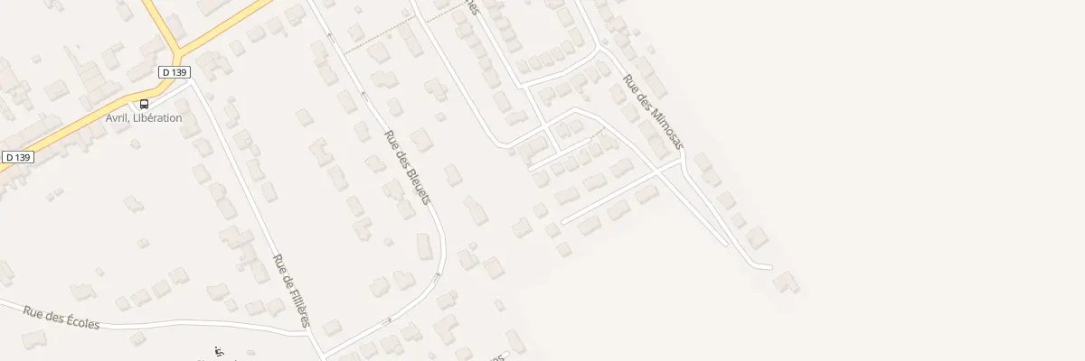 Plan du 6 Rue des Ancolies à Avril
