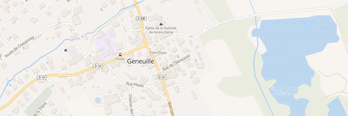 Plan du 1 Rue de l’Abreuvoir à Geneuille