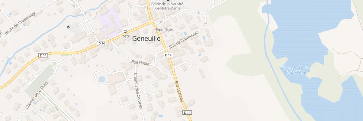 Plan du 11 Rue Lyautey à Geneuille