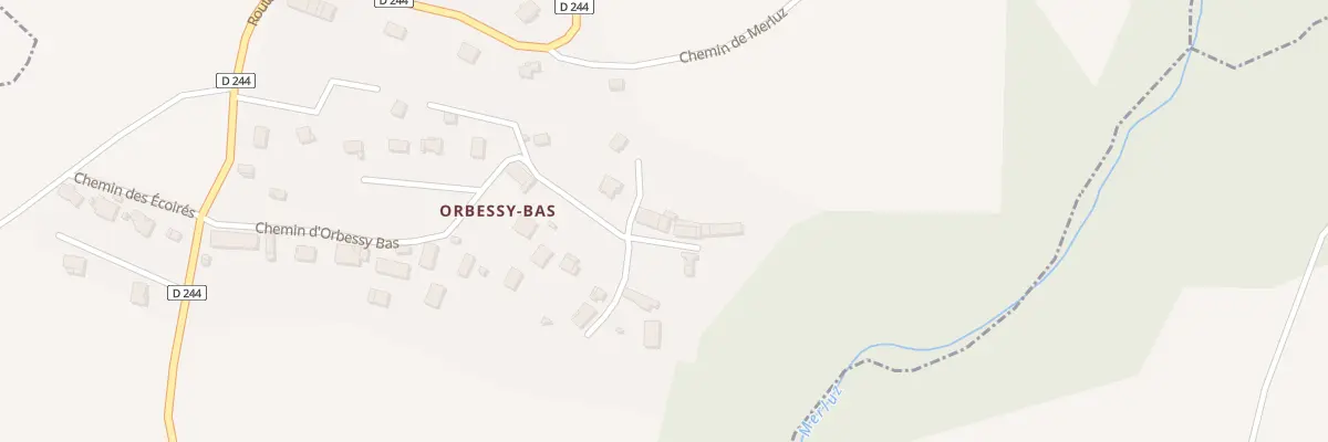 Plan du 411 Che d’Orbessy Bas à Saint-Eusèbe